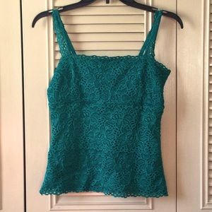 Green sleeveless top. Size S/P